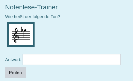 Notenlese-Trainer